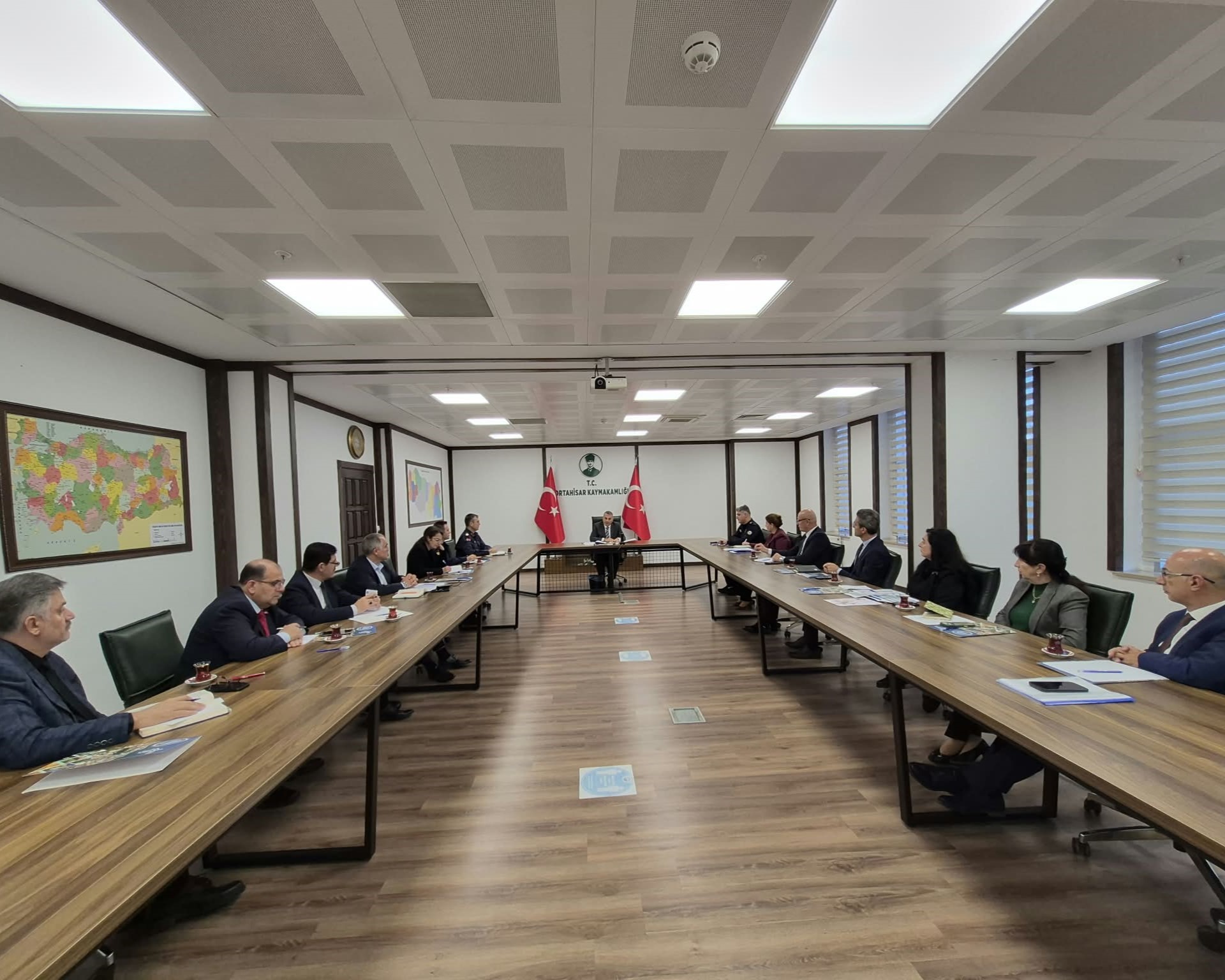 Ortahisar'da idare şube başkanları koordines toplantısı yapıldı