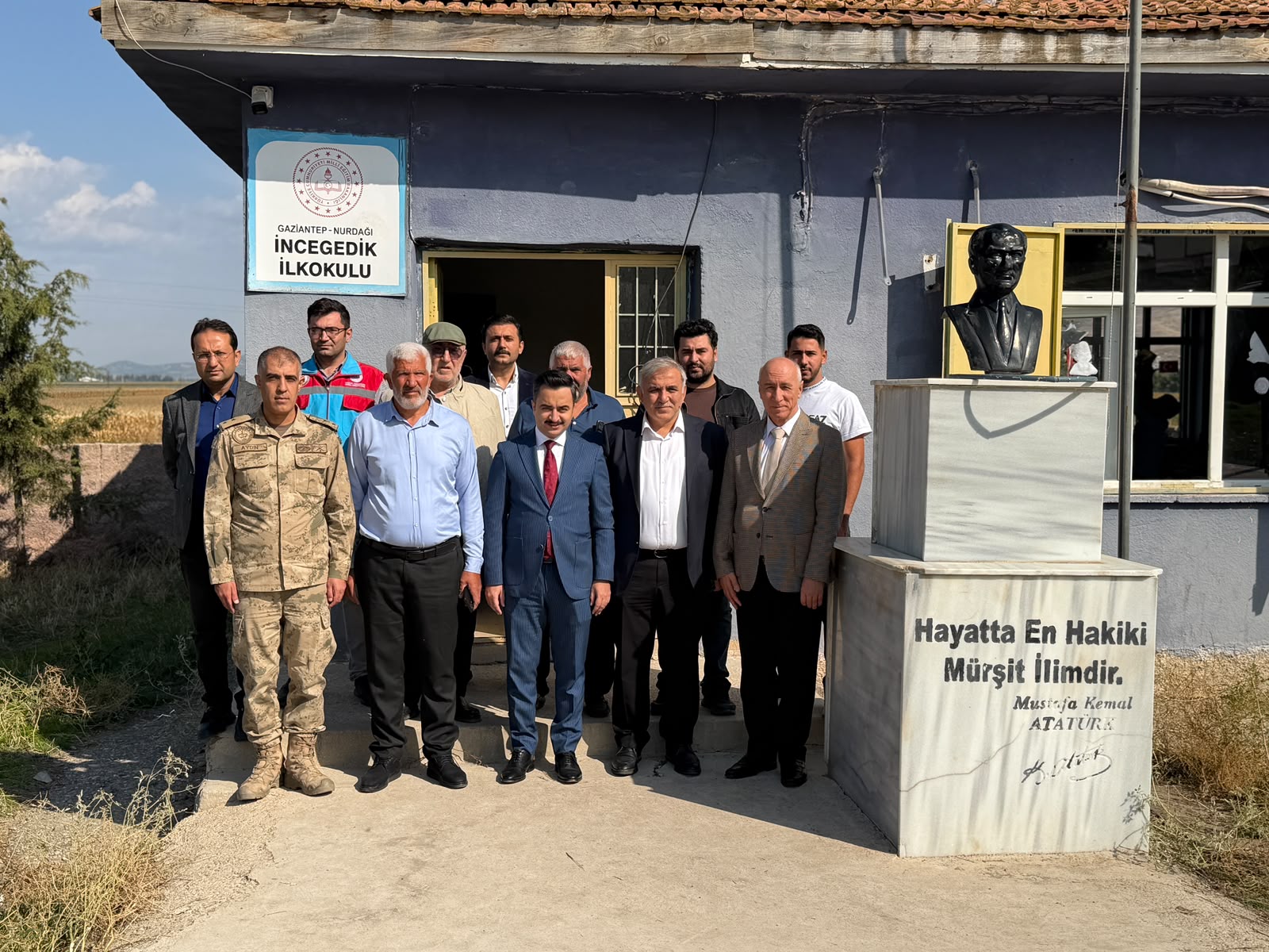 İncegedik İlkokulu'na kaymakamlık ziyareti gerçekleşti