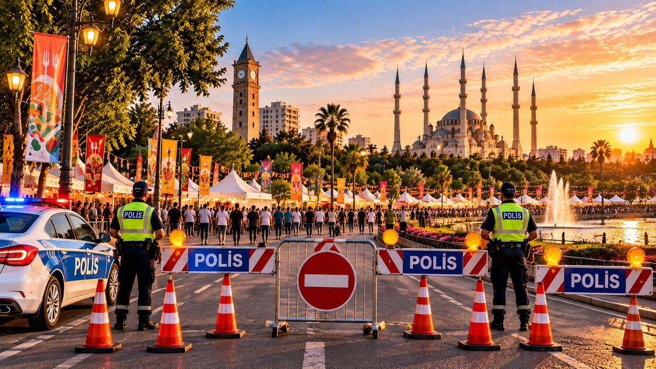 Adana'daki Festival İçin Trafik ve Park Düzenlemesi Duyuruldu